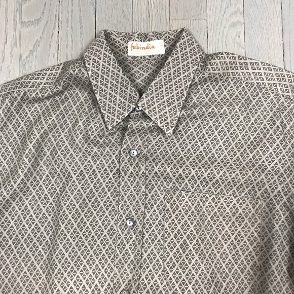 Vintage Fabindia Long Sleeve Button Down Shirt - Picture 2 of 8